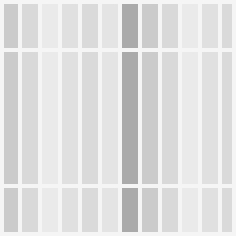 Modern grey and white vertical tile pattern with simple clean lines on white background