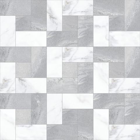 Modern Stone Mosaic 3D Model for Creative Spaces
