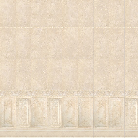 Elegant Modified European Plan Ornament 3D Model