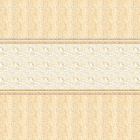 Contemporary European-Style Wall 3D Model