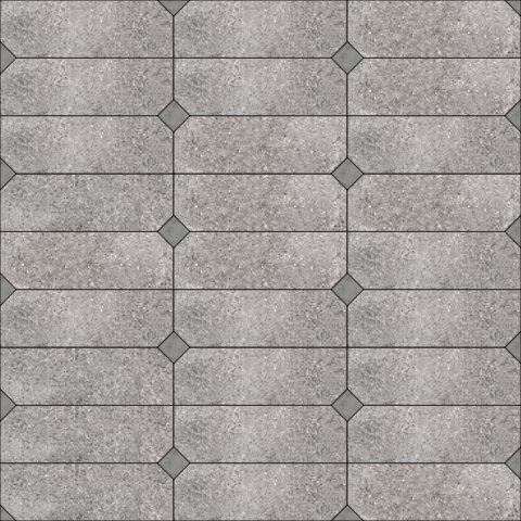 Large and Small Brick 3D Model for Complex Structures