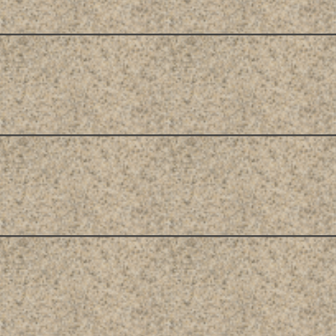 Flat Seam Horizontal Grid 3D Model in Gray for Exterior Designs