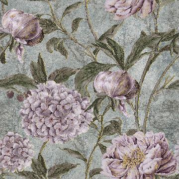 INOL Antique Flower Ceramic Tile 3D Model